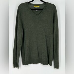 I. N.C. International Concepts slim fit merino wool blend V-neck sweater